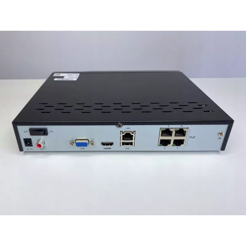 Netwerk-videorecorder Reolink PN01-4 PoE, 4-kanaals NVR, H.264, PoE, HDMI, VGA, max. 6 TB