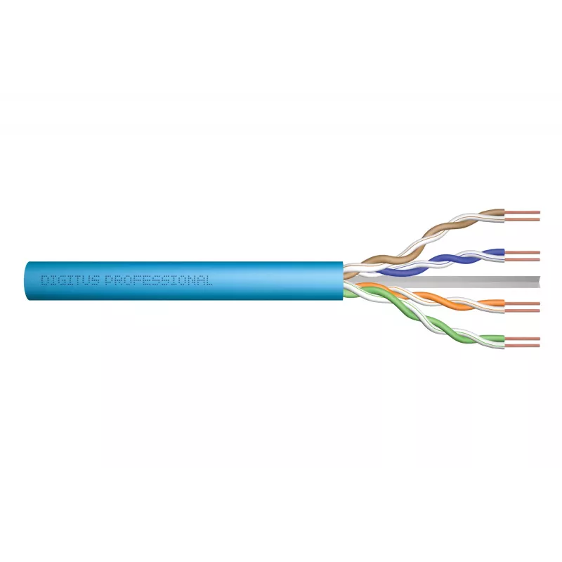 Netwerkkabel Digitus Cat.6A U/UTP 500m blauw