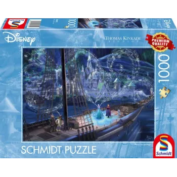 Thomas Kinkade Studios: Disney - Frozen Love and Magic, puzzel 1000 stukjes