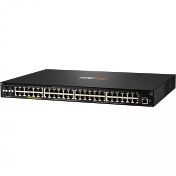 HPE - Aruba Series - Switch - 2930F 48G PoE+ 4SFP - L3 - Managed - 48 x 10/100/1000 (PoE+) + 4 x Gigabit SFP (Uplink) rack-montage PoE+ (740 W)
