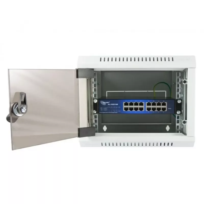 ALLNET ALL-SG8316M smart-managed switch, 16x Gigabit Ethernet 10/100/1000, zonder ventilator