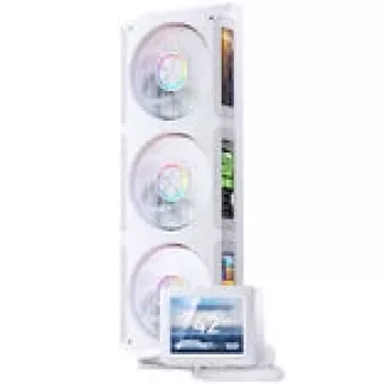 Jonsbo TF3-360SCW AiO-vloeistof-CPU-koeler 360 mm, ARGB, wit