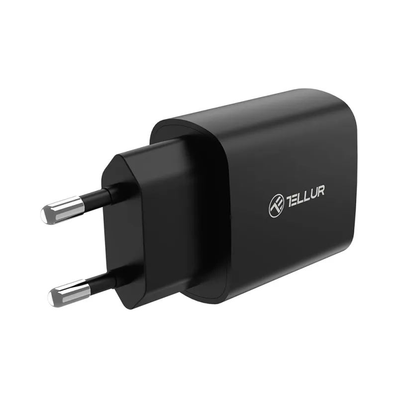 Tellur 20W USB-C PD-oplaadadapter zwart