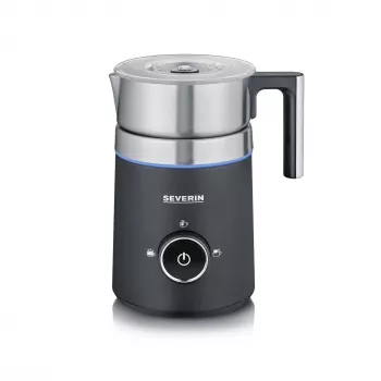 Severin SM 3585 melkopschuimer automatische melkopschuimer zwart - zilver (SM3585)