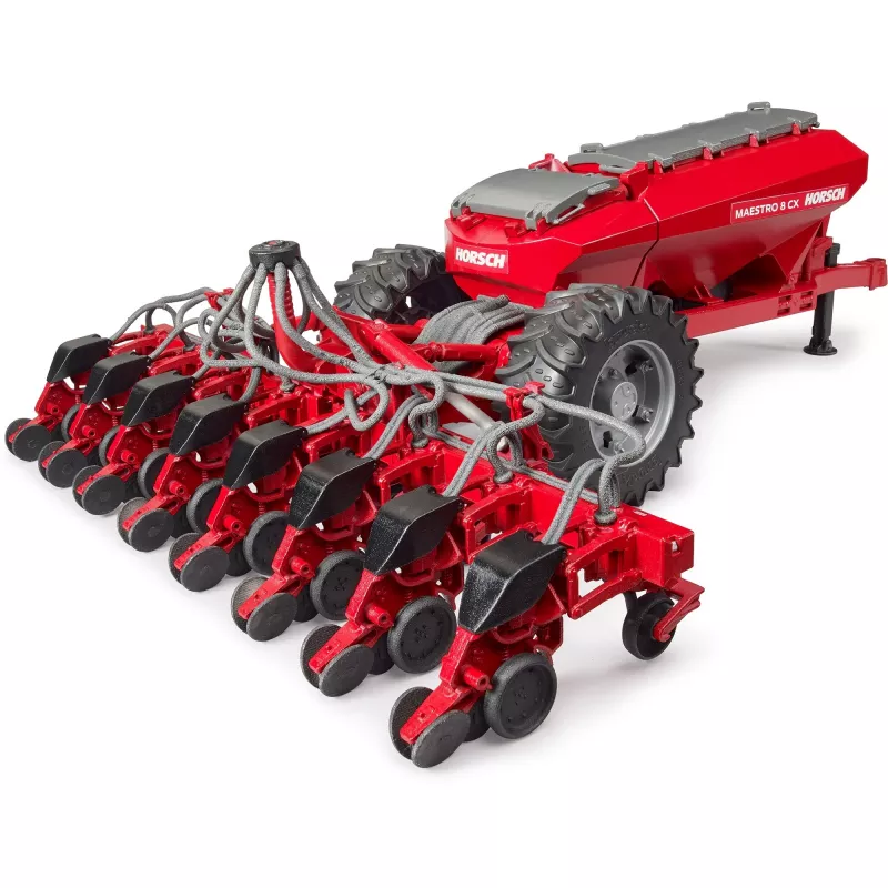 Speelgoedmodelvoertuig BRUDER Horsch precisiezaaimachine Maestro 8CX, schaalgetrouwe speelset