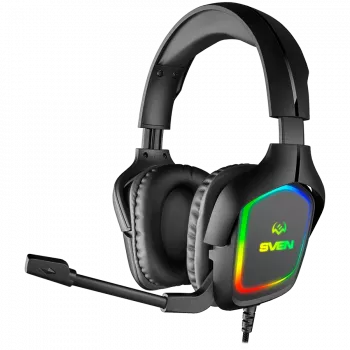 Gaming-headset met microfoon AP-U750MV, zwart (USB, RGB)
