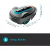 Gardena 19605-60 grasmaaier robotmaaier accu zwart, groen, grijs