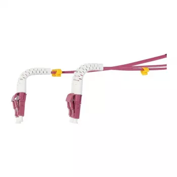 Synergy 21 glasvezel-2-vezel-patchkabel 3mtr.LC-LC 50/125um OM4 AD 2mm flexibele kabelbescherming - multimodevezel - 3 m