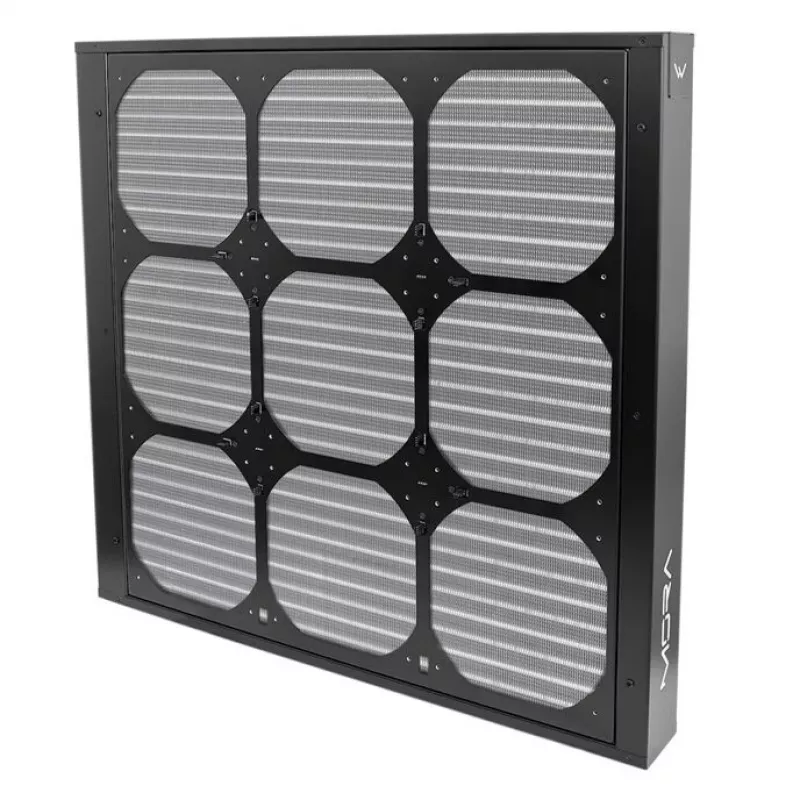 Radiator Watercool MO-RA IV 600 zwart — ondersteunt 120-mm ventilatoren