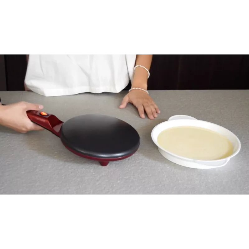 Crêpe-maker Beper BT.710Y – elektrische pannenkoekenbakker, antiaanbakplaat