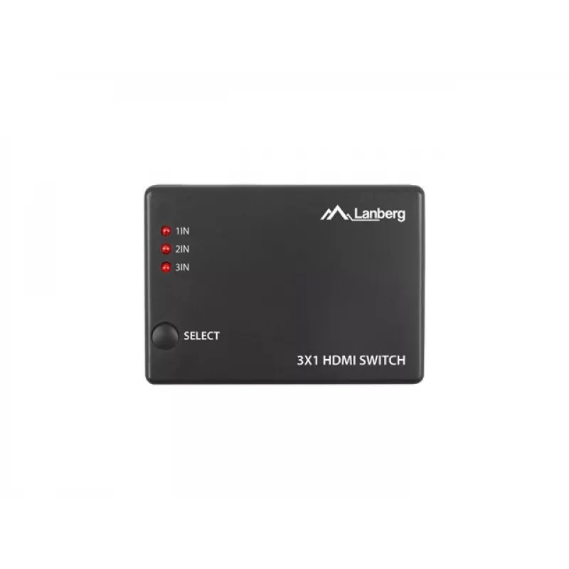 LANBERG VIDEOSWITCH 3X HDMI + MICRO USB POORT