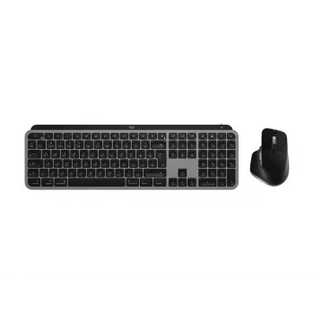 Logitech MX Keys S Combo voor Mac, draadloos, DE-layout toetsenbord en muis-set, macOS-geoptimaliseerde toetsen en functies