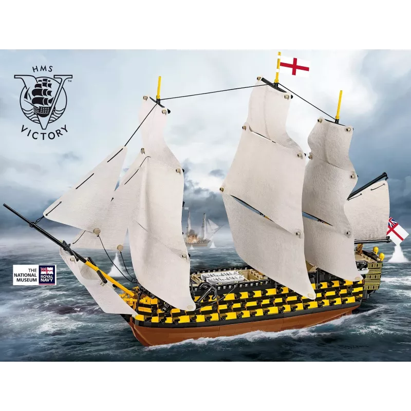 Bouwset Cobi HMS Victory — 2.517 onderdelen, gedetailleerd historisch zeilschipmodel