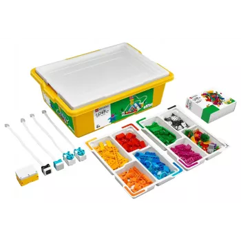 LEGO Education SPIKE Essential Set A+ 45345 – leerrobotica- en programmeerbouwpakket, 449 elementen, vanaf 6 jaar