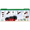 Brio batterij-aangedreven stoomlocomotief met watertank, vanaf 3 jaar