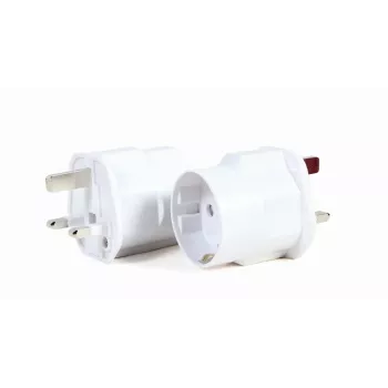 Gembird A-AC-EUFUKM-01 AC-netadapter, EU-Schuko-stopcontact naar UK-stekker, 13 A