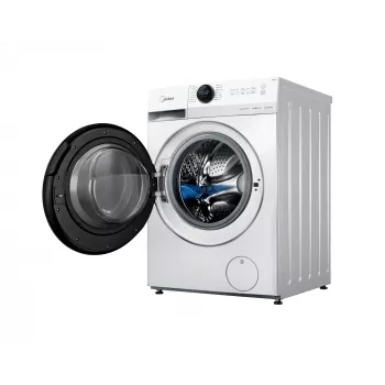 Wasmachine Midea MF200W80WB/W-HR, frontlader, 8 kg, 1400 t/min, LCD, stoom, 60 cm breed