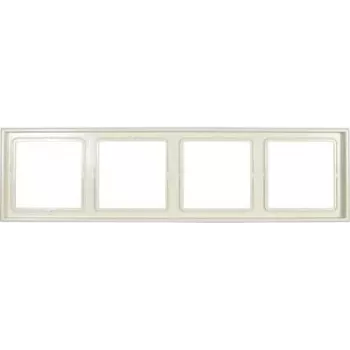 Jung 4-voudig frame LS 990 crème-wit LS984W (LS984W)