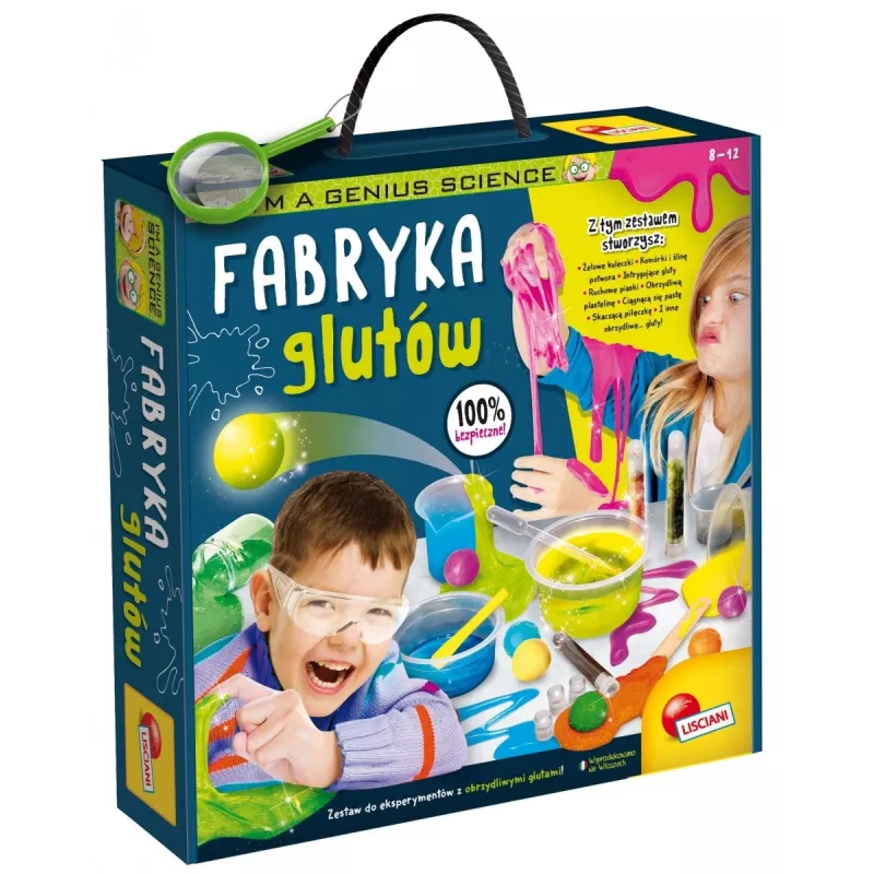 Slijmfabriek-knutselset Liscianigiochi I'M A Genius – praktische slijmbereidingsset