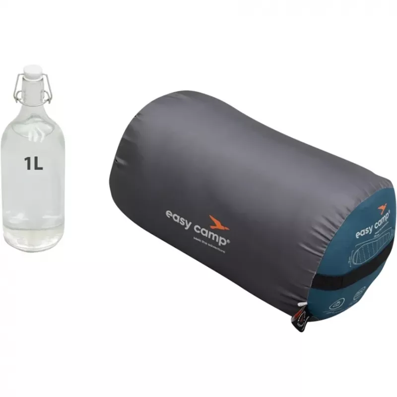 Slaapzak easy camp Raven I Mummy 5°C petrol (model 2025)
