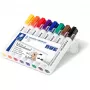 Permanentmarker Staedtler Lumocolor 351 WP8 ronde punt meerkleurig 8 stuks