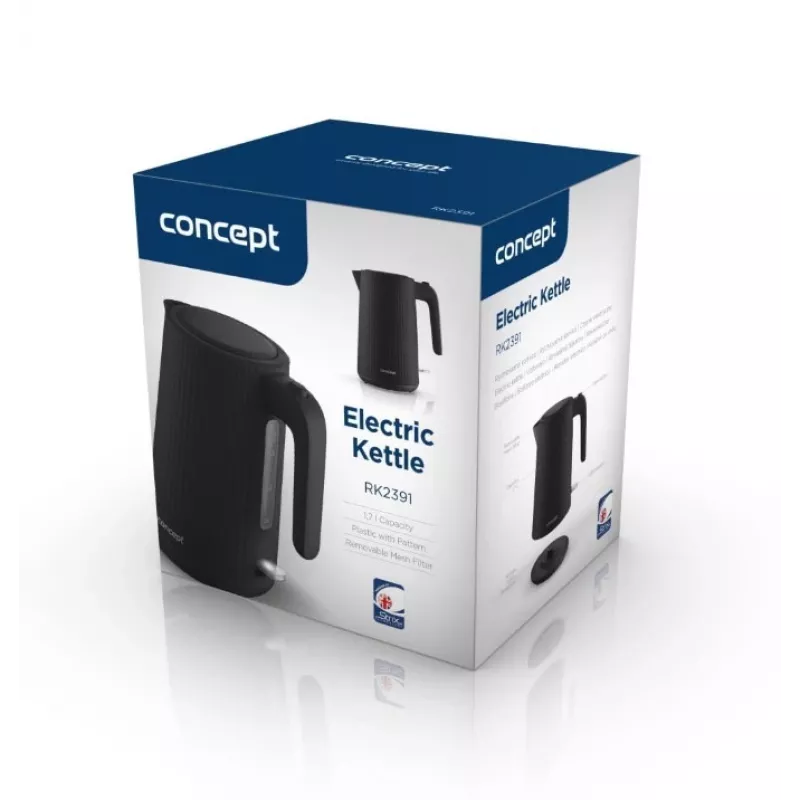 Waterkoker 1,7 l Concept RK2391 zwart