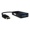 4K DisplayPort-naar-DVI/HDMI/VGA-converter