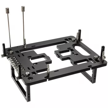 Streacom Benchtable BC1 Mini V2 zwart – compacte, passief gekoelde open-frame-chassis