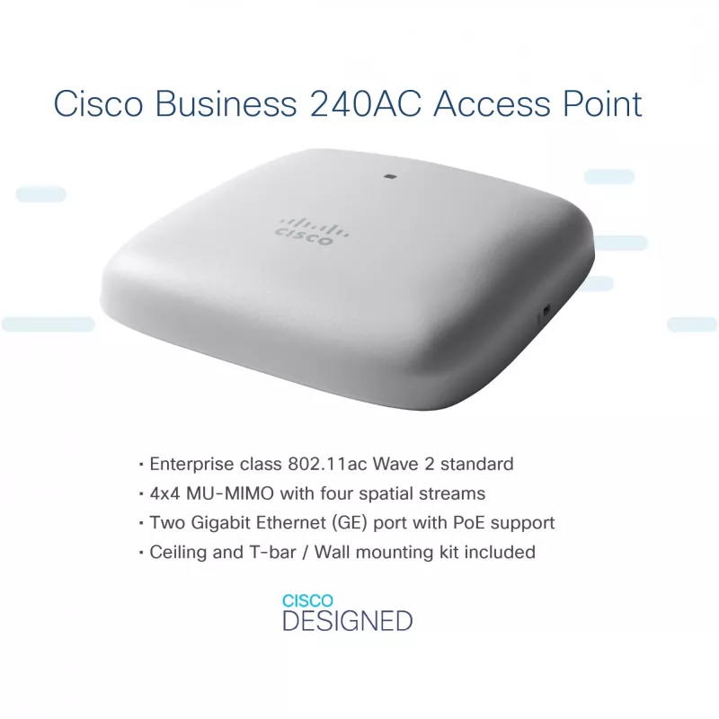 Business 240AC - access point - Wi-Fi 5 - 2,4 GHz, 5 GHz (3-pack)