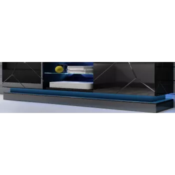 LED-lichtbalk cama meble QIU 160, opbouw, blauw licht, wisselstroom, 1 stuks
