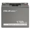 Qoltec 53046 AGM-accu 12 V 17 Ah, max. 255 A