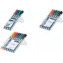 Permanentmarker Staedtler 314 WP4 zwart blauw groen rood