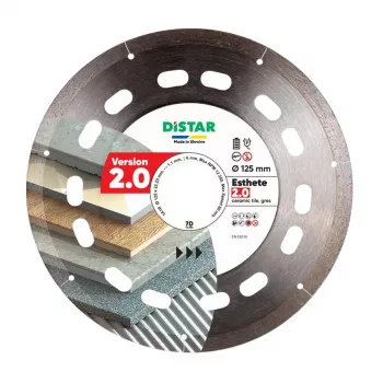 Diamantslijpschijf Distar Esthete 2.0 125 mm, boring 22,23 mm