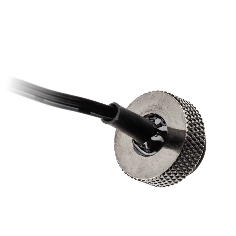 XSPC ARGB LED-stop G1/4 5V 3-pins, zwart/chroom