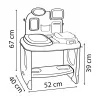 Smoby Baby Care Center Model 2024 240305 met accessoires en interactieve functies
