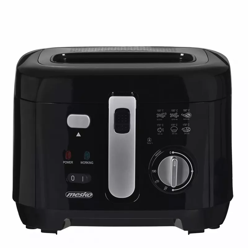 Friteuse Mesko Home MS 4908 single 2,5 L 1800 W zwart grijs
