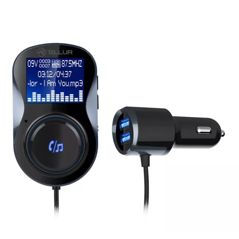 Tellur FMT-B4 Bluetooth FM-zender, microSD, zwart