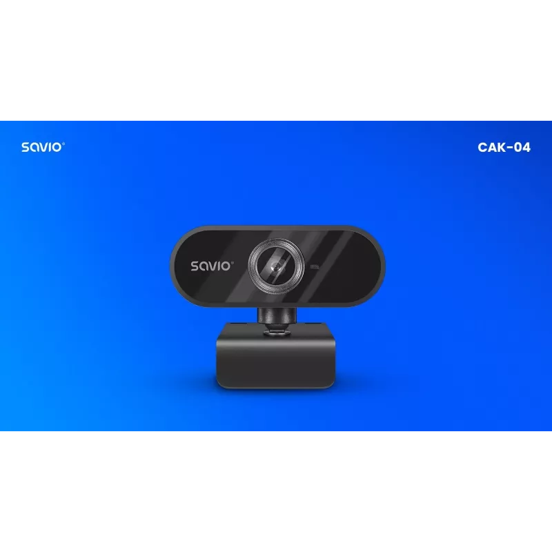 Savio CAK-04 webcam 720 MP 1280 x 720 pixel USB zwart