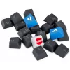 SKILLER SAC20, keycap zwart, 115 stuks, ISO-layout (DE)