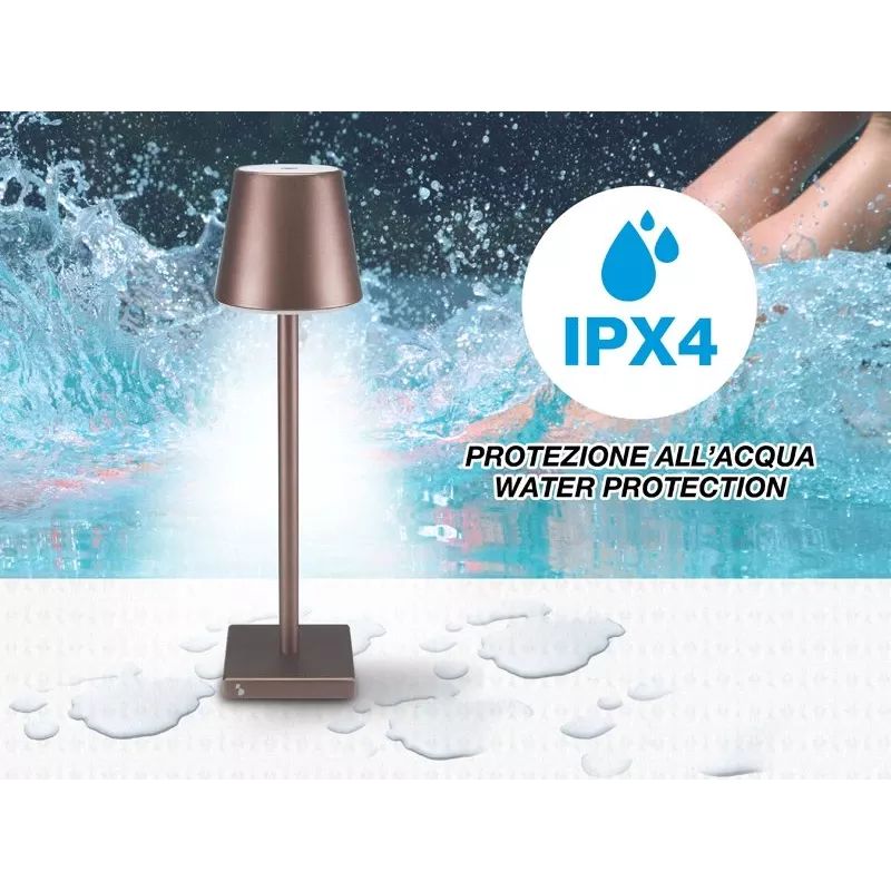 Beper P201UTP103 oplaadbare tafellamp, aanraakschakelaar, 2 W