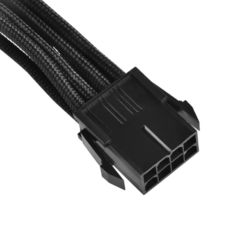 SilverStone SST-PP07-EPS8B verlengkabel van 8-pins EPS naar 4+4-pins ATX/EPS, 0,3 m, zwart