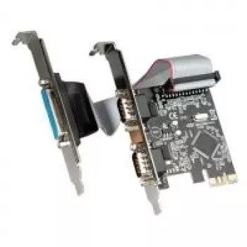 VALUE PCI-Express-kaart, 2x serieel RS232, D-Sub 9, 1x parallel EPP/ECP (15.99.2116)