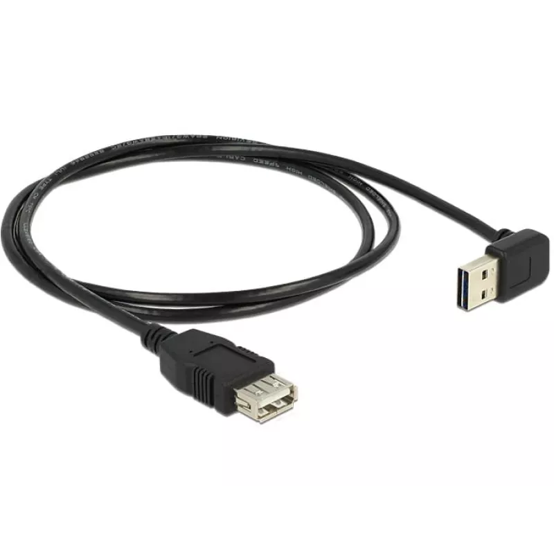 USB-kabel DeLOCK 1 m USB 2.0-A naar USB 2.0-A zwart
