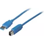 USB-kabel Type-A naar B ShiverPeaks 3.0 (model 77030) – data- en apparaatverbinding