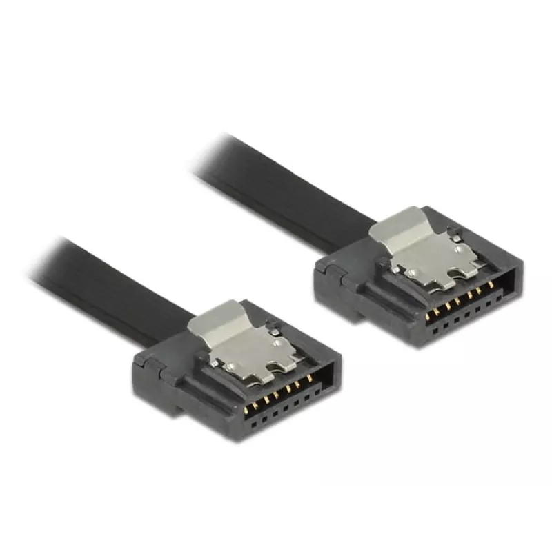 SATA-kabel DeLOCK 0,2m 2xSATAIII zwart