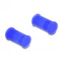 DeLOCK 60672 DL4-stofkap, siliconen, 2-delig, blauw, 10 stuks