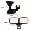 LED-wandlamp MACLEAN MCE524 met PIR-bewegingsmelder, model MCE524 B