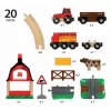 BRIO 33719 boerderijtreinset, 20 delen