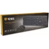 Draadloze toetsenbord-muis-set YENKEE YKB 2008CS — 2,4 GHz USB, compacte layout