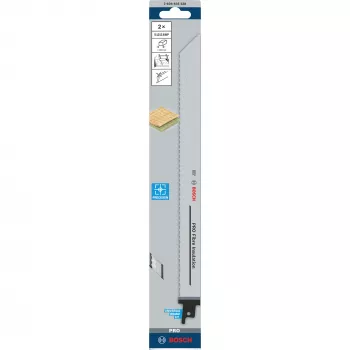 Bosch Precision for Fibre Insulation S 1213 AWP reciprozaagbladen, 300 mm, 2 stuks